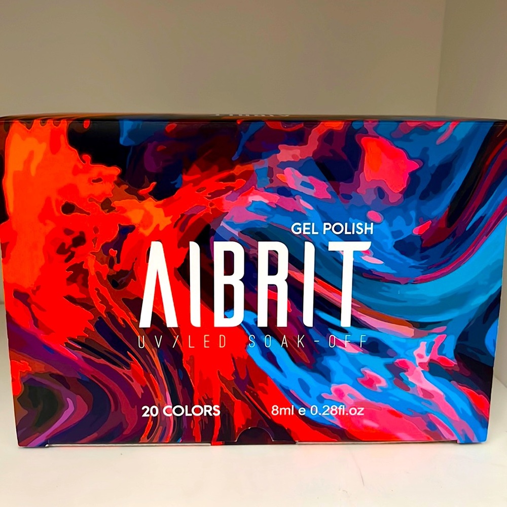 Aibrit Nail Gel Polish, 20 colors gel polishes plus 4 top and base coats. New!
